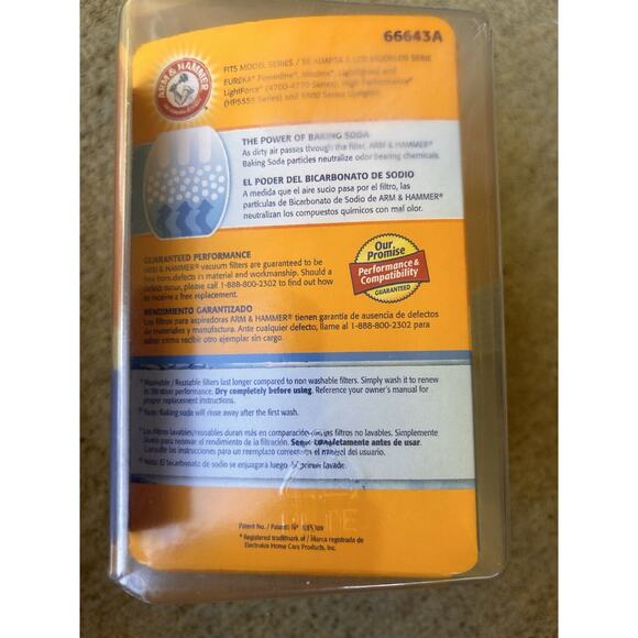 Arm And Hammer Odor Eliminating Vacuum Filter Eureka DCF-4 And DCF-18 - Picture 3 of 3